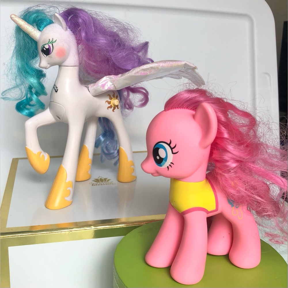 My Little Pony Celestia Electronic Talking & Lighted Wings plus Pinkie Pie 2 pcs